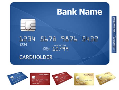 Credit Card Template Psdgraphics