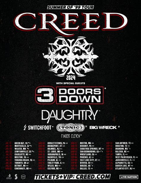 Creed back on tour after 12 years, will make a stop in Denver