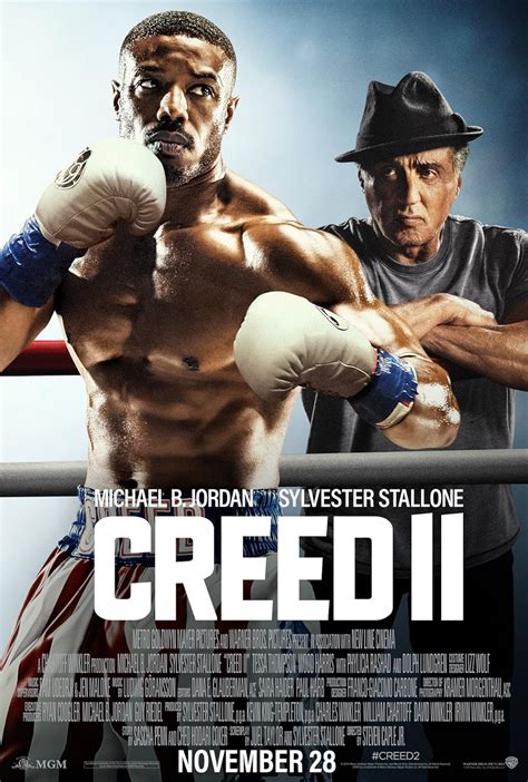 Creed movie 2. Nov 21, 2018 ... This was a moment and movie that couldn't be recreated, no matter how hard director Steven Caple Jr. tried. Yet, Creed II finds itself not as ... 