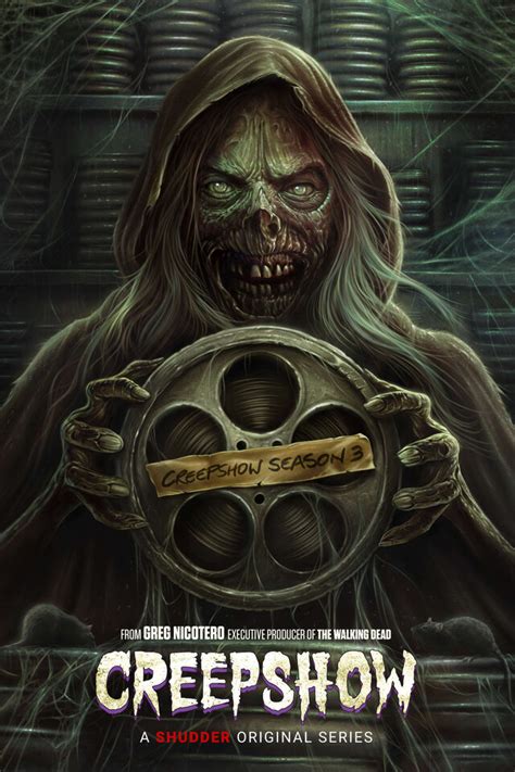 Creepshow series. Creepshow is a 2019 horror anthology series released on Shudder based on the Creepshow horror film series and novella. It serves as a continuation of the first film in the Creepshow franchise. The series featured six episodes with two horror stories per episode and premiered on September 26, 2019. Adrienne Barbeau Giancarlo Esposito Tobin Bell David Arquette Tricia Helfer Dana Gould Jeffrey ... 