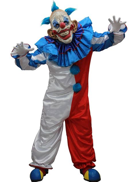 Creepy clown costumes adults. Scary Clown Deluxe Men Costume Set for Halloween Dress Up Party. 4.3 out of 5 stars 532. $29.99 $ 29. 99. FREE delivery Sun, Sep 3 . Or fastest delivery Sat, Sep 2 . ... Halloween Clown Mask Scary Sweet Clown Mask for Adults,Creepy Horror Twisted Costume Mask. $14.99 $ 14. 99. $13.09 delivery Sep 12 - 25 . Or fastest delivery Sep 5 - … 