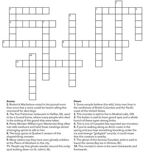 Creepy like a ghost story crossword. Search Clue: When facing difficulties with puzzles or our website in general, feel free to drop us a message at the contact page. We have 1 Answer for crossword clue Creepy Story of NYT Crossword. The most recent answer we for this clue is 5 letters long and it is Attic. 
