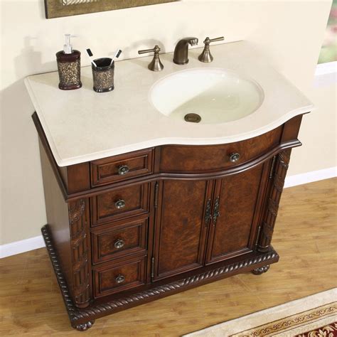 Crema Marfil Marble Vanity Top - Farmhouse - Bathroom