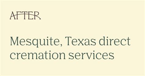 Cremation mesquite tx. &rsquo; Others believe that cremation is a perfectly a...