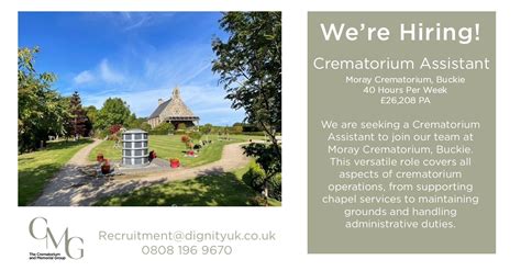 Crematorium assistant.  We are working closely alongside with a local authority in ...