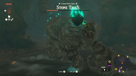 Northeast of the pool of water, there is a wall of Luminous Stones. Use a bomb to destroy them, then climb up or use Ascend to reach the tunnel behind where the Luminous Stones were. At the end of this tunnel, you will find one of Misko's treasures: the Barbarian Armor. Crenel Hills Cave is in the west part of Crenel Hills, which are east of ...