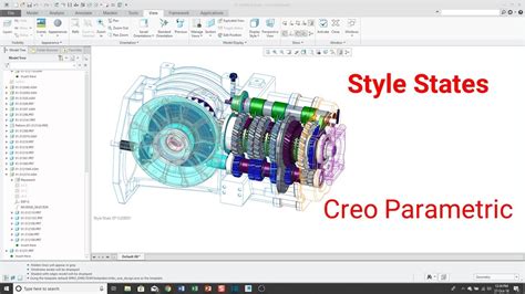 Creo Parametric 4.0 / 5.0 Managing Visibility - YouTube