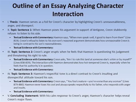 Creon Character Analysis in Antigone LitCharts