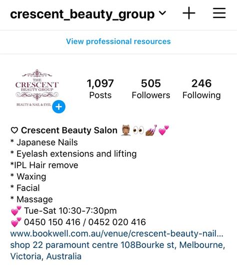 Crescent Beauty - Facebook