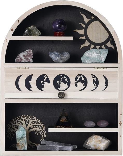 Crescent Moon Shelf Wall Decor - amazon.com