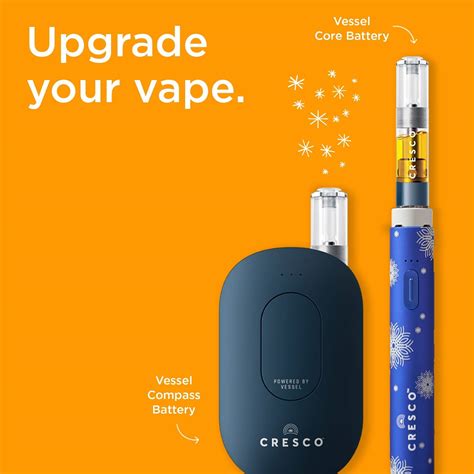 Cresco battery. The battery is now activated, you can push and hold the button as you're inhale your vape. Rapidly click the button 5 times to turn the battery off. Step 6: When you are ready to use your vape, bring the pen up to your lips, press and hold the button and take a 2-4 second inhalation, then release the button, and hold the vaporized medication in ... 