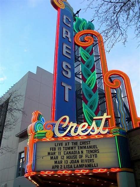 Crest sacramento. Aug 1, 2018 · Crest Theatre Marquee (Last UPDATED 2/25/2024) Description and review of the historic Crest Theatre, a Sacramento landmark located on the K Street Mall that originally opened in 1912 as the Empress Theatre. A friend and I recently attended the last film screened at the Sacramento Japanese Film Festival. 