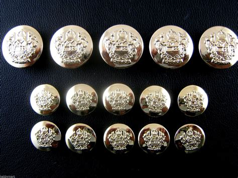 Crested Blazer Buttons & Cufflinks from Dann Clothing ... - Dann …