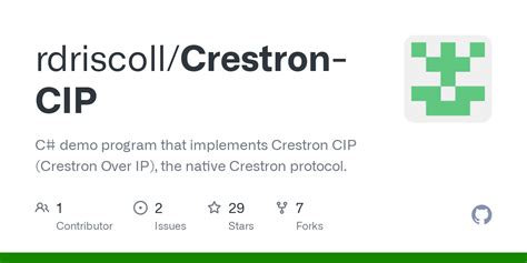Crestron cip protocol.  I created a Swift package that implements the Crestron CIP protocol, em...