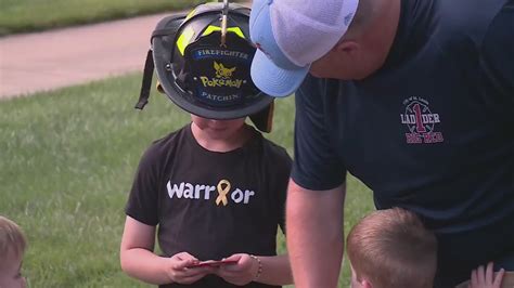 Creve Coeur firefighter offers helping hand during boy's third battle with brain cancer