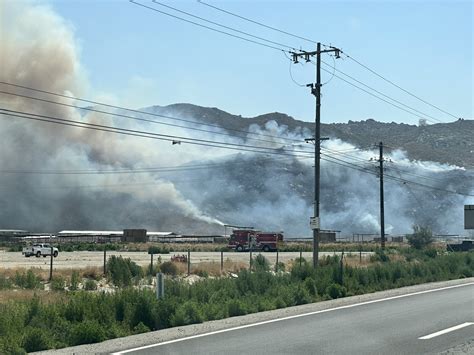 Crews battling brushfire in Riverside County
