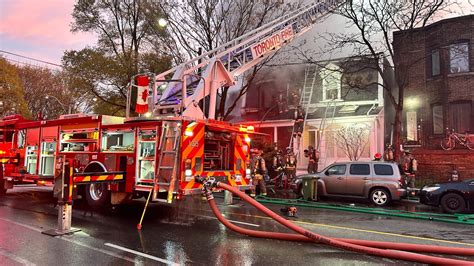 Crews battling house fire in Cabbagetown that has spread to neighbouring homes