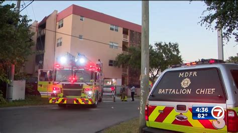Crews put out apartment fires in Lauderhill, Miami Lakes; infant injured, mother hospitalized