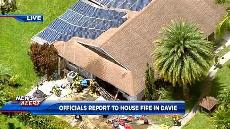 Crews put out house fire in Davie; no injuries reported