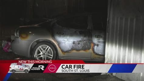 Crews respond to car fire in south St. Louis