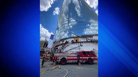 Crews respond to fire in Boston high-rise