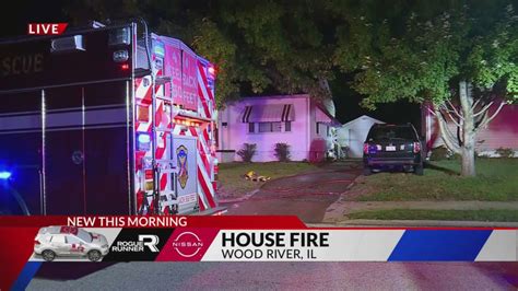 Crews respond to house fire in Wood River, Illinois