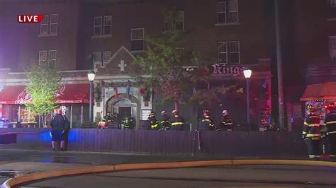 Crews responding to fire at 'Three Kings' pub in University City
