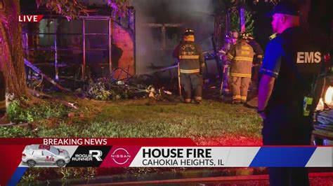 Crews responding to house fire in Cahokia Heights, Illinois