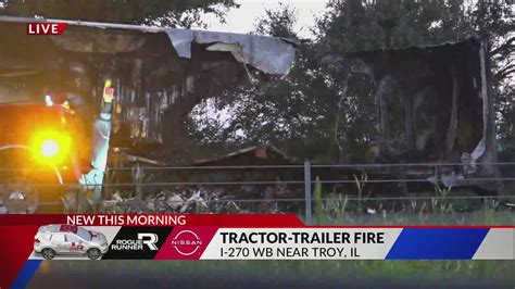 Crews responding to tractor-trailer crash on I-270 WB