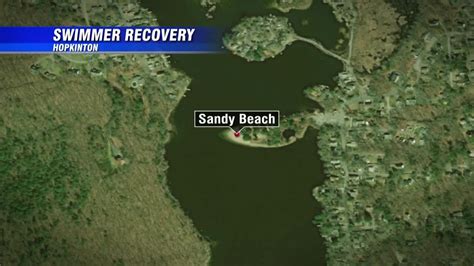 Crews searching for missing swimmer at Sandy Beach in Hopkinton
