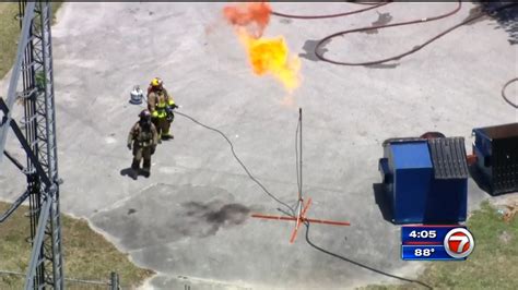 Crews secure propane gas leak in Fort Lauderdale