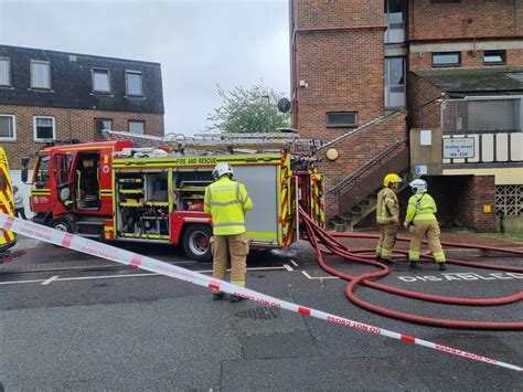 Crews tackle residential high rise fire following over 20 …