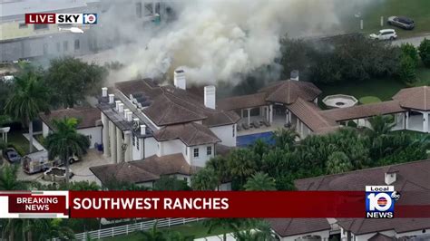 Crews work to put out fire at Dolphins receiver Tyreek Hill’s mansion in Southwest Ranches