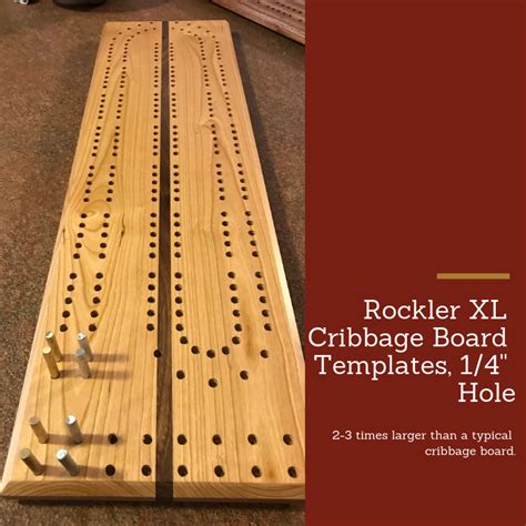 Cribbage Board Template Rockler