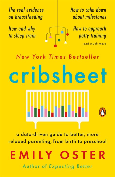 Shop the Cribsheet from Emily Oster online at The Memo. Enjoy free delivery over 149*, plus same day dispatch on orders before 12pm Monday-Friday. ... but also highlights where we have good evidence. Overall this book helped to reduce my anxiety about certain choices (e.g. breastfeeding v formula, daycare etc) by providing the available .... 