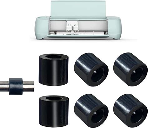 Rubber Rollers Replacement Compatible with Cricut Maker, Mat Guide