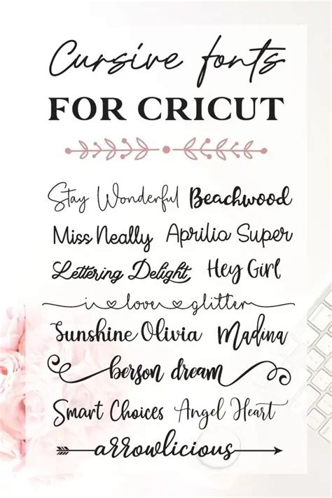 Cricut Single Line Fonts Free Best Script Fonts