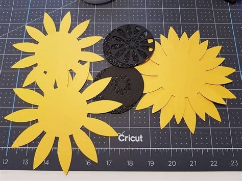 Cricut Sunflower Template