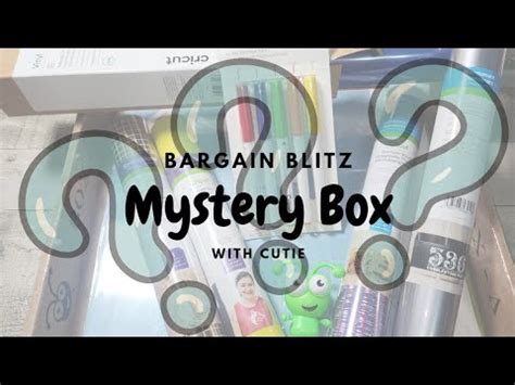 Cricut bargain blitz mystery box. Things To Know About Cricut bargain blitz mystery box. 