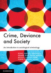 Crime, Deviance and Society Higher Education from Cambridge