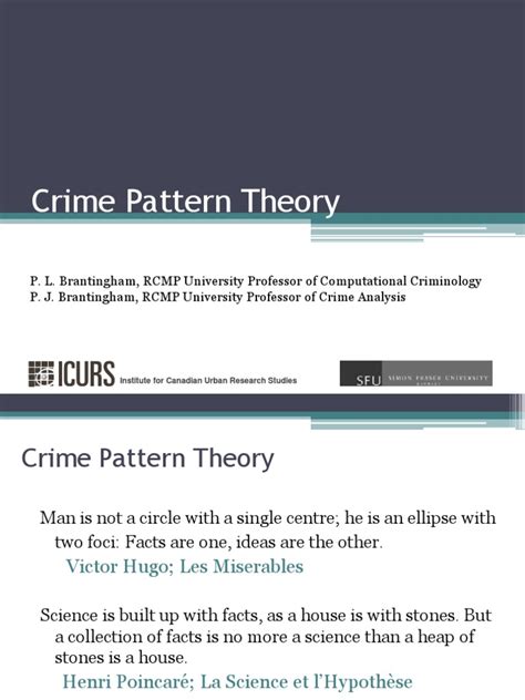 Crime Pattern Theory PDF Social Network Map
