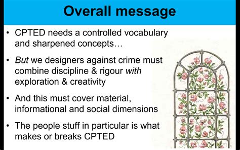 Crime Prevention Through Environmental Design CRIME FRAMEWORKS