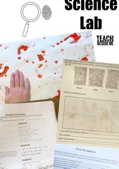 Crime Scene Science Lab Lesson Teach Beside Me