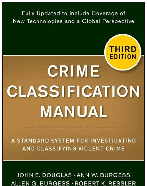 Crime classification manual a standard system for investigating and classifying violent crime 3rd edition. - Probleme des frühen mittelalters in archäologischer und historischer sicht..