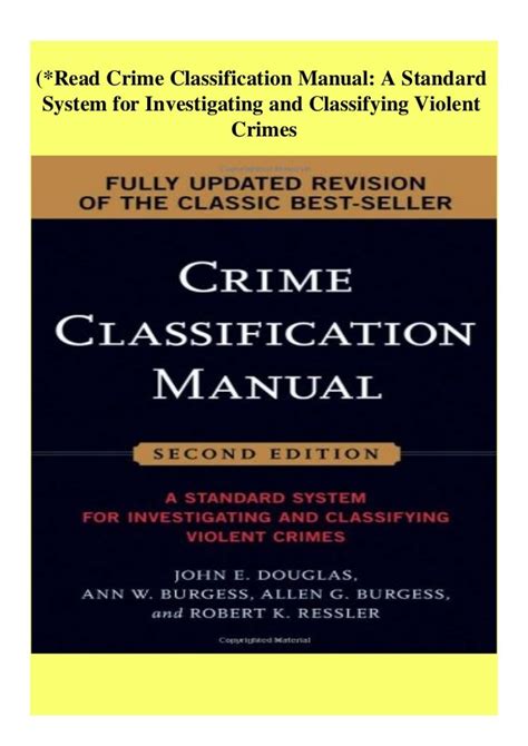 Crime classification manual a standard system for investigating and classifying violent crime. - 2008 kia rio workshop service repair manual.