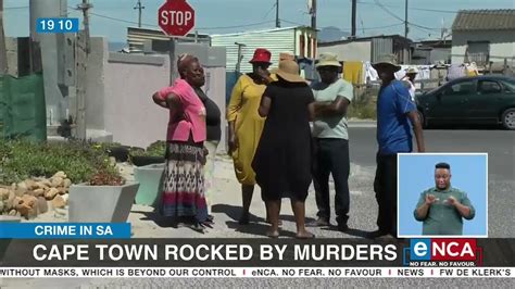 Crime in SA Cape Town rocked by murders eNCA