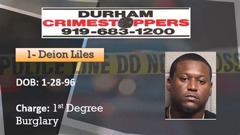 Crime stoppers durham nc. Mar 15, 2020 · The Burlington Police Department is seeking anyone with additional information about this investigation. Please contact the Burlington Police Department at (336) 229-3500. For anonymous methods, call Alamance County-Wide Crimestoppers at (336) 229-7100 or use the mobile app, P3 Tips. 