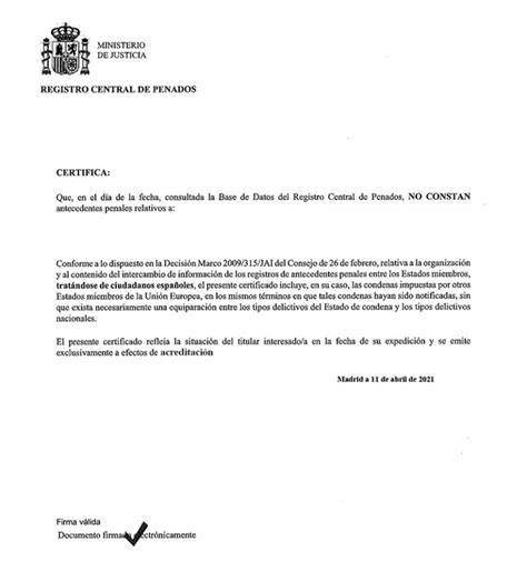 Criminal record check spain uk.  Certificado de Antecedentes Penales.  It includes inform...
