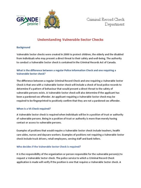 Criminal record check with vulnerable sector.  Ability to conduct program intakes and intervie...