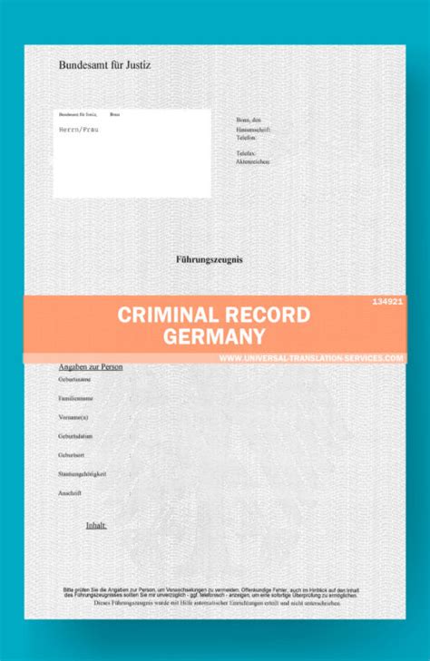 Criminal record germany for foreigners.  citizens can request, authenticate, and submit their...